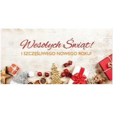 Ziemassvētku kartiņa Dl ar vēlējumiem un Uv apdruk