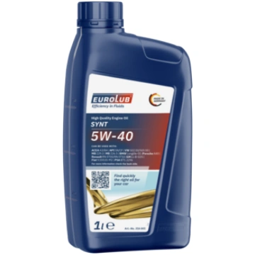 Motoreļļās EUROLUB SYNT 5W-40 1 L 316001