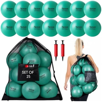 25 Pilates bumbu komplekts 9 collu mazās vingrošan