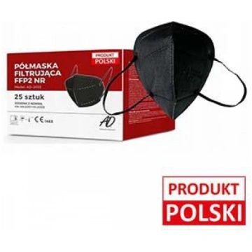 Sejas maska FFP2 melna AD 2022 EN 149:2001+A1:2009