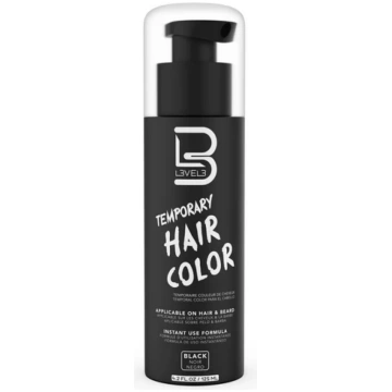 L3VEL3 Temporary Hair Color Black Beard and Hair 1