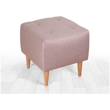 Pufs Hanah Home Tomp, rozā, 43 x 43 x 43