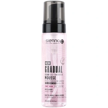 SIENNA-X GRADUAL CLEAR SELF TAN WATER MOUSSE PUTAS