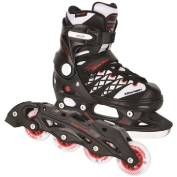 Tempish Clips Duo Adjustable Ice/Inline Skates Siz