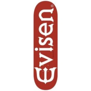 TAVOLA SKATE EVISEN SKATEBOARDS EVI-LOGO RED 8.25"