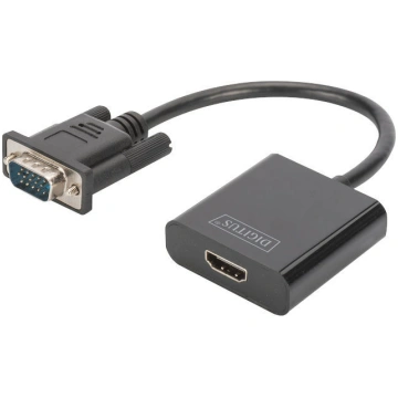 Adapteris Digitus VGA-HDMI Converter FHD audio 3.5