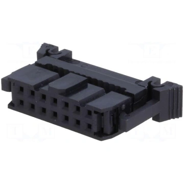 Plug | IDC | female | PIN: 14 | IDC | for ribbon c