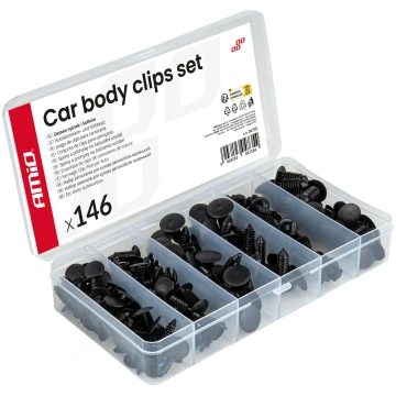 Car body clips set 146 pcs. AMIO-04735 AMIO 04735