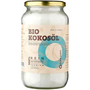 Organiskā kokosriekstu eļļa CocoNativo - 1000 ml (