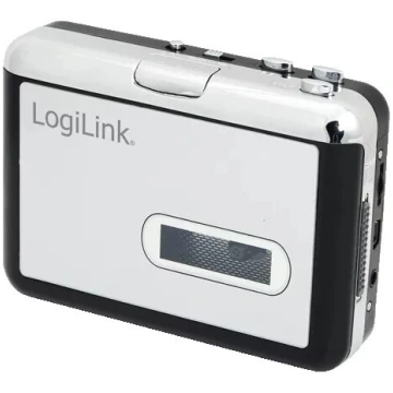 Kasešu atskaņotājs LogiLink UA0156 Melns Sudrabs