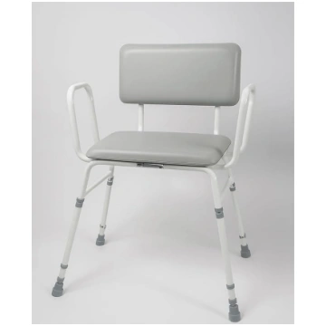 Aidapt 4 in 1 Bariatric Stool Padded Back Extra Wi