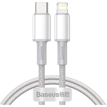 Baseus CATLGD-02 lightning cable 1 m White