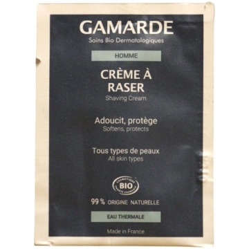 Gamarde, Men, Hydrating, Shaving Cream, 3 ml *Samp