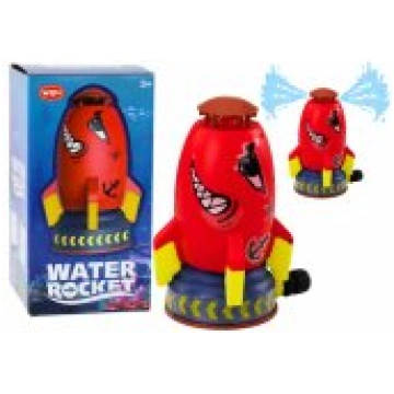 LEAN Toys Water Rocket Sprinkler Launcher Red Shar