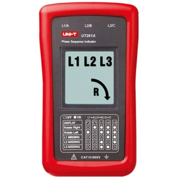 Uni-T Motoru fāzes un rotācijas virziena testers U