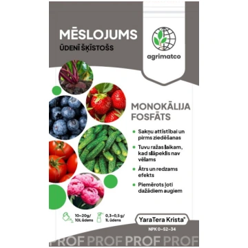 Monokālija fosfāts 0,8kg, Mēslojumi piemājas dārza