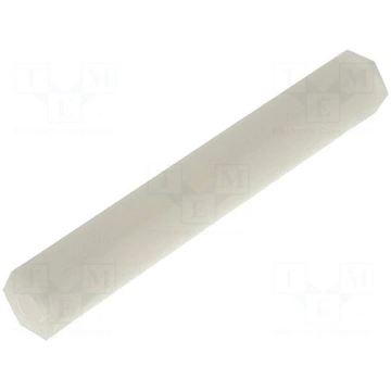 Screwed spacer sleeve | hexagonal | polyamide | M4