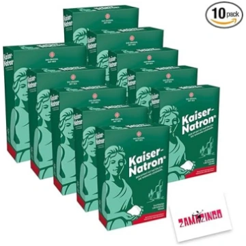 Kaiser Natron pulveris 10 x 250 g tīrs nātrija hid