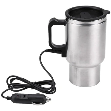 Elektriskā tējkanna, 12 V 450 ml elektriskā nerūsē
