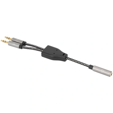 Manhattan Headset Adapter Cable with Stereo Audio 