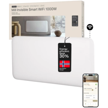 Mill Invisible Smart WiFi Heater PA1000WIFI4 Panel
