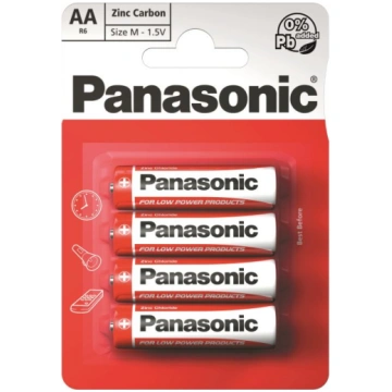 Panasonic AA litija baterija 1,5 V 4 gab
