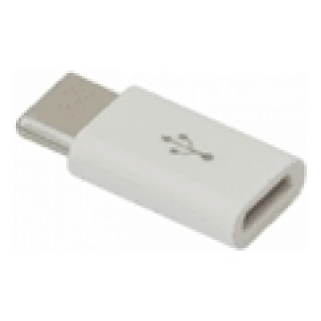 Sbox AD.USB-C W Micro USB 2.0 F. -> TYPE C M. Whit