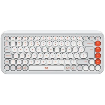 Keyboard Logitech Pop Icon Keys US (W), white