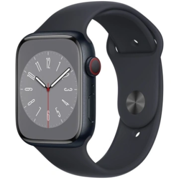 Smartwatch Apple Watch 8 GPS + Cellular 45mm Midni