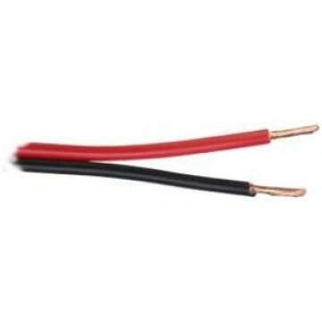 Akustikas kabelis 2x2.5mm² melns/sarkans (vara) | 