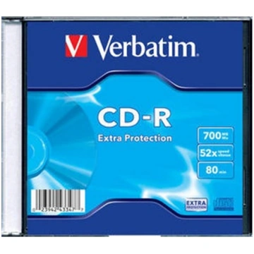 Verbatim CD-R 80/700MB 52X EXTRA PROTECTION slim b
