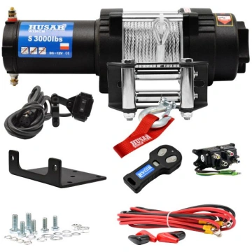 HUSAR WINCH Vinča kvadrocikliem un ATV BSTS3000LBS