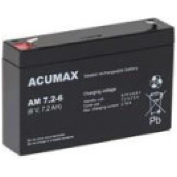 BATTERY 6V 7.2AH/AM7.2-6 ACUMAX EMU