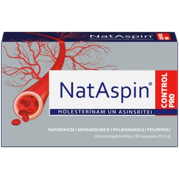 NatAspin® Control Pro kapsulas, 30 gab. VALENTIS