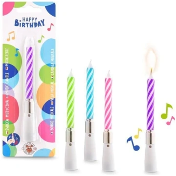Trendhaus Birthday Fun - Svecīte ar melodiju "Happ