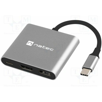 Hub USB; HDMI socket,USB A socket,USB C socket,USB