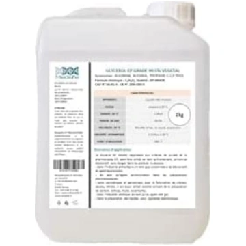 2L Augu glicerīns (glicerīns) EP pakāpes 99,5% tīr