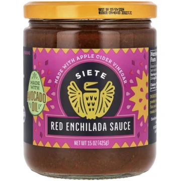 Siete, Red Enchilada Sauce, 15 oz (425 g)