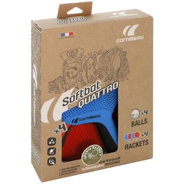 SET RACCHETTE PING PONG SOFTBAT PACK QUATTRO (4rac
