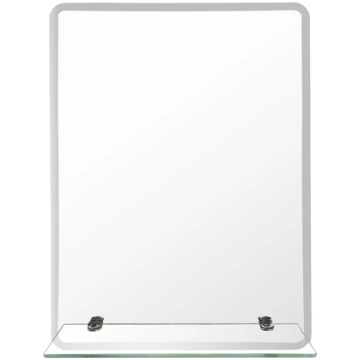 Spogulis ar plauktu AQUALINE AVILES H60x45 cm