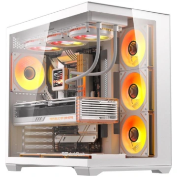 DarkFlash C280 computer case (white) + 7 fans C280