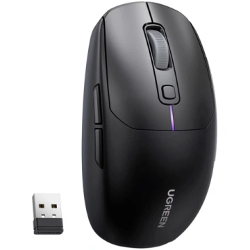 Bezvadu Bluetooth 5.0 USB 2,4GHz datorpele - melna