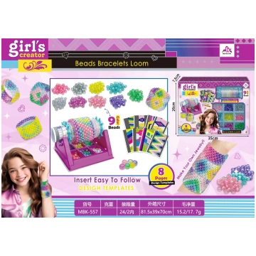 Bracelet Making Kit with Spinning Wheel + Accessor
