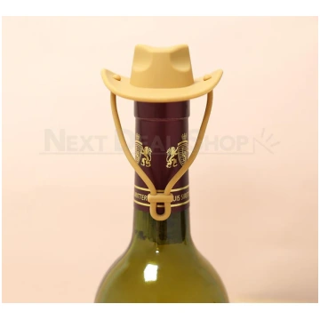 Silicone Cowboy Hat Wine Bottle Stopper