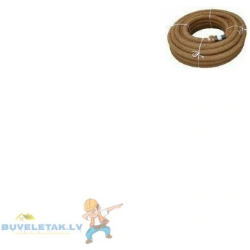 Caurule Drenažas PVC 92/80 ar kokosa filtru (50m) 