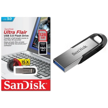 128Gb USB Pendrive SanDisk Ultra Flair AN-10579
