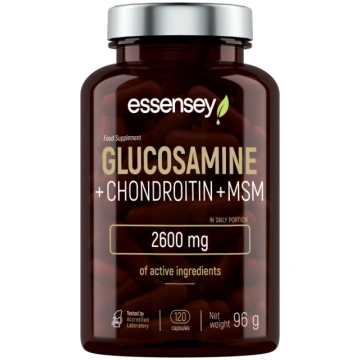 Minerālu kapsulas TREC ESSENSEY GLUCOSAMINE+HONDRO