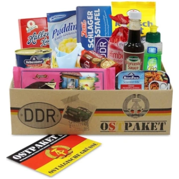 Ostpaket Mini ar 13 tipiskiem produktiem no DDR sp