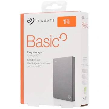 Ārējais disks Seagate Basic Line, HDD, 1 TB, melna