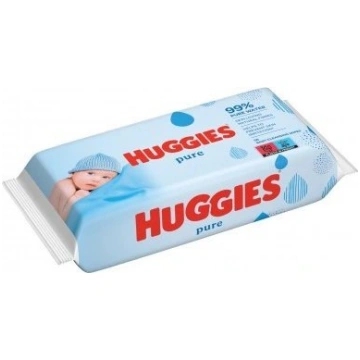 Huggies Pure Mitrās Salvetes 56 gab